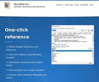 Wordweb.info(English dictionary) Screenshot