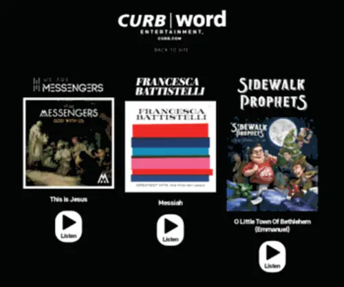 Wordworship.com(Curb Word Publishing) Screenshot