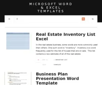 WordXltemplates.com(Microsoft Word & Excel Templates) Screenshot