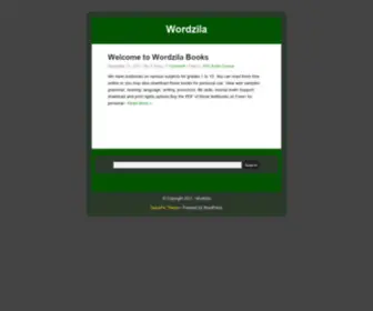 Wordzila.com(Wordzila) Screenshot