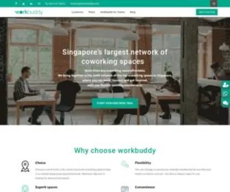 Work-Buddy.com(Coworking Space and Hot Desk in Singapore) Screenshot