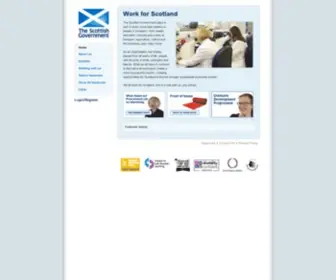 Work-FOR-Scotland.org(Work for Scotland) Screenshot