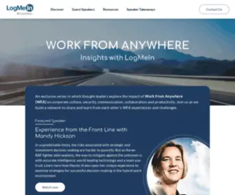 Work-From-Anywhere-Network.com(Work From Anywhere Insights with LogMeIn) Screenshot