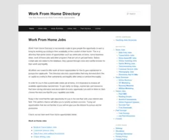 Work-From-Home-Directory.com(Work From Home Directory) Screenshot