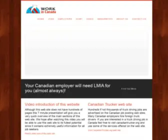 Work-IN-Canada.com(Work IN Canada) Screenshot