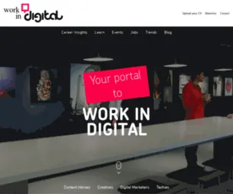 Work-IN-Digital.com(Digital Careers) Screenshot