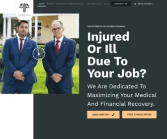 Work-Injury.info(Law Offices of Steven A) Screenshot