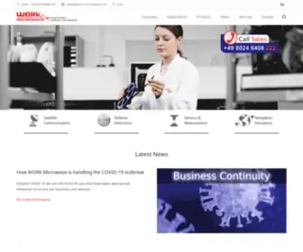 Work-Microwave.com(WORK Microwave) Screenshot