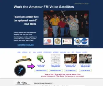 Work-SAT.com(Work FM Voice Ham Satellites This Week) Screenshot