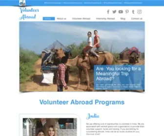 Work-Travel-Learn.com(Volunteering India) Screenshot