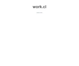 Work.cl(This is a default index page for a new domain) Screenshot