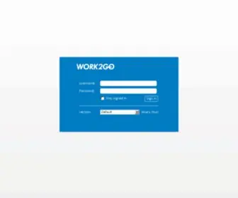 Work2GO.net(Work2Go) Screenshot