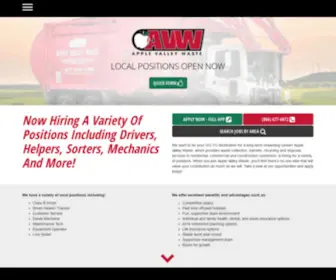 Work4AVW.com(Apple Valley Waste) Screenshot
