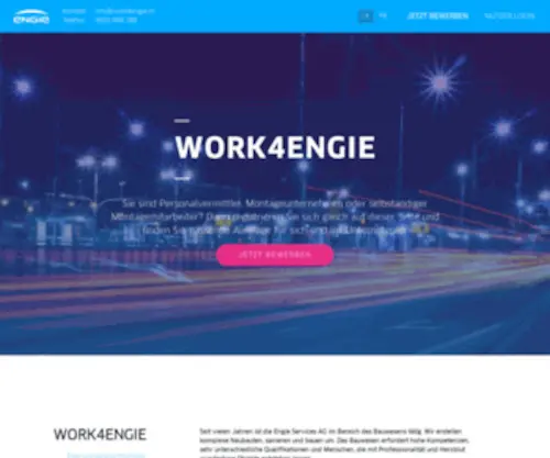 Work4Engie.ch(Einfach, schnell und flexibel Aufträge gewinnen) Screenshot