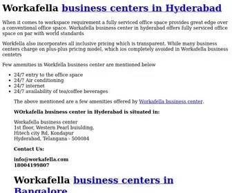 Workafella.org(Workafella business center in hyderabad) Screenshot