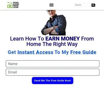 Workandearnfromhome.com(Work and Earn from Home) Screenshot