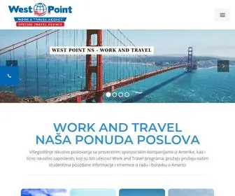 Workandtravelns.rs(Work and Travel) Screenshot