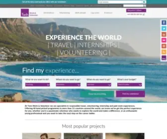 Workandvolunteer.com(Volunteer Abroad) Screenshot