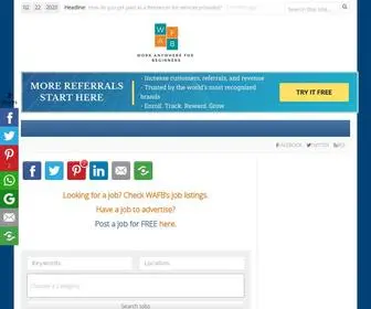 Workanywhereforbeginners.com(Find work anywhere. Work Anywhere for Beginners) Screenshot