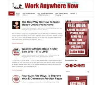 Workanywherenow.com(Work Anywhere Now) Screenshot