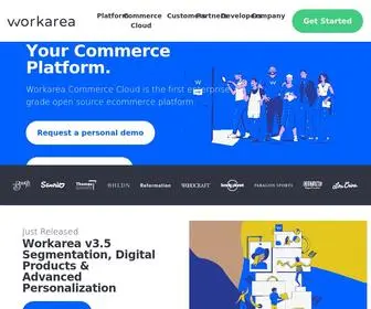 Workarea.com(Flexible Enterprise Ecommerce Platform) Screenshot