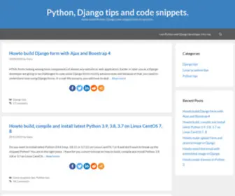 Workaround.cz(Python, Django tips and code snippets) Screenshot