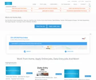 Workathomeads.us(Work At Home Ads) Screenshot
