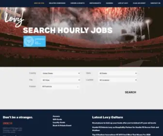 Workatlevy.com(Levy Restaurants Job Board) Screenshot