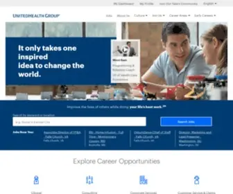 Workatuhg.com(Careers at UnitedHealth Group) Screenshot