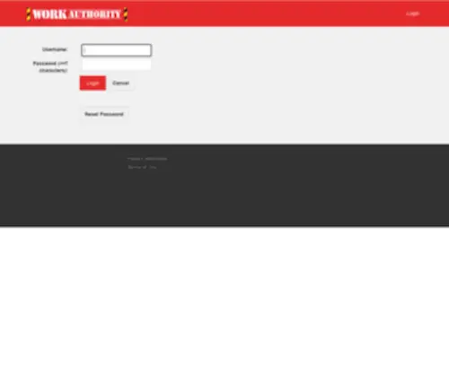 Workauthorityretail.ca(User Log In) Screenshot