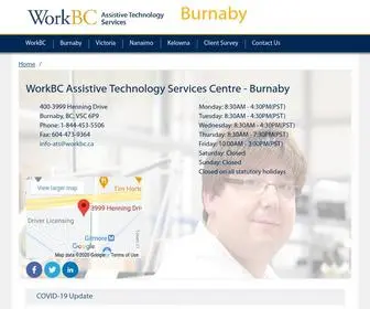 Workbc-ATS.ca(WorkBC Burnaby) Screenshot