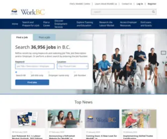 Workbc.ca(Home) Screenshot