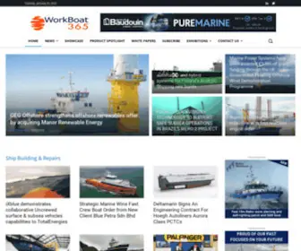 Workboat365.com(Workboat 365) Screenshot