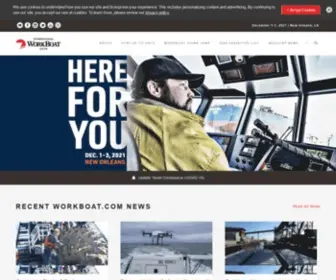 Workboatshow.com(International WorkBoat Show) Screenshot