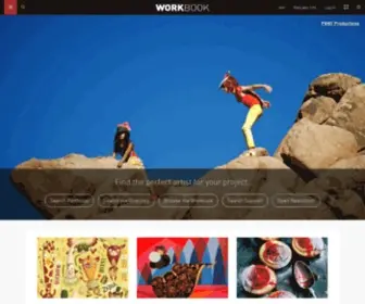 Workbook.com(Artist Portfolios & Creative Contact Database) Screenshot