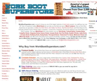 WorkbootsuperStore.com(Work Boots) Screenshot