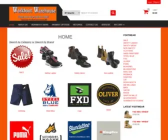 Workbootwarehouse.com.au(Workboot Warehouse) Screenshot