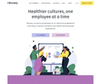 Workbravely.com(Bravely's on) Screenshot