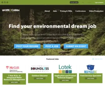 Workcabin.ca(Canada's Conservation Jobs Board) Screenshot