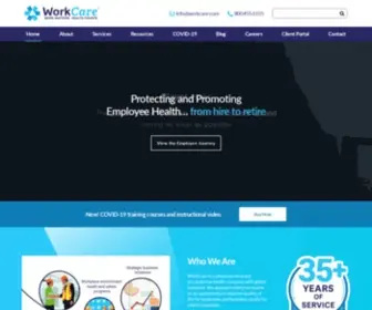 Workcare.com(Protecting Employee Health) Screenshot