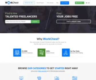 Workchest.com(Freelance work) Screenshot