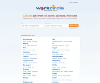 Workcircle.co.uk(Jobs) Screenshot