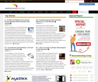 Workcompcentral.com(Workers Compensation Industry News) Screenshot