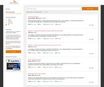 Workcompjobs.com(Browse Jobs) Screenshot