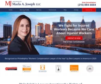 Workcomppa.com(Philadelphia Workers' Compensation Lawyer) Screenshot