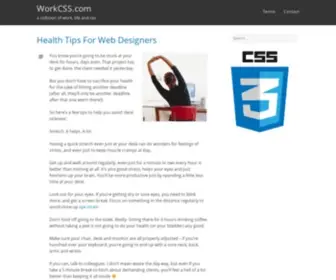 Workcss.com(A collision of work) Screenshot