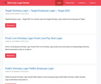 Workday-Login.website(Work Day Login Details) Screenshot