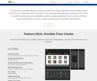 Workdayclocks.com(ZKTeco) Screenshot