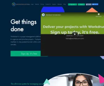 Workdrum.com(Project Management Software) Screenshot