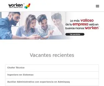 Worken.mx(Worken, Talento y desarrollo humano) Screenshot